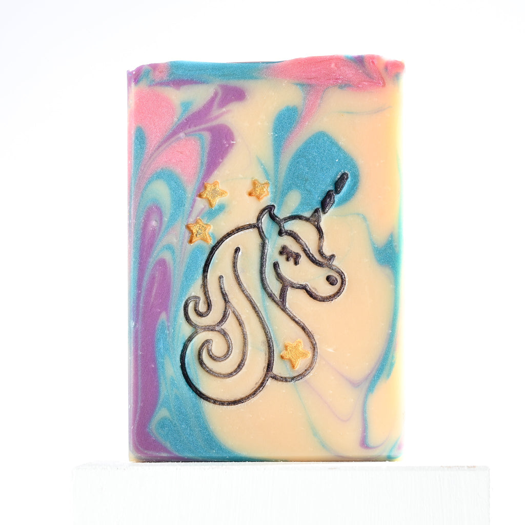Raspberry Unicorn Soap - Tanglebrook Soapery