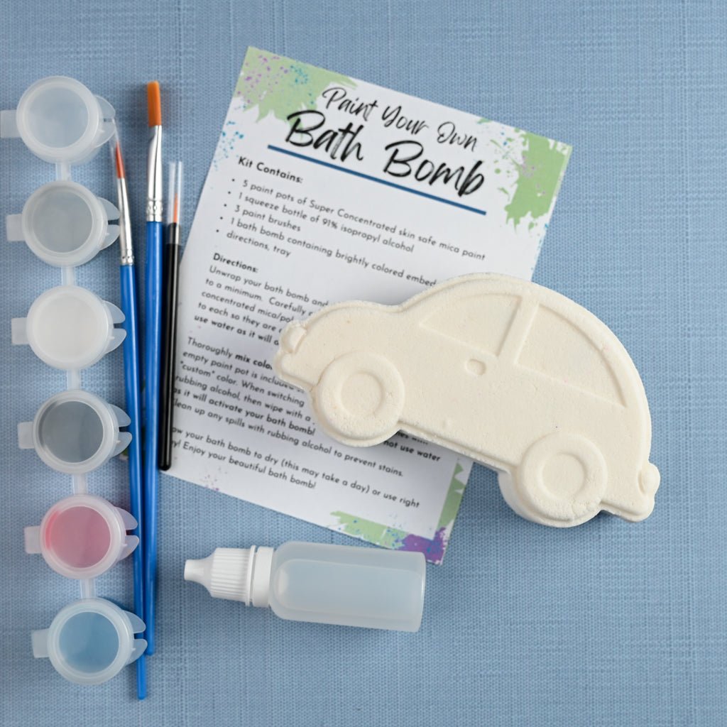 Car Paint-Your-Own Bath Bomb Kit - Tanglebrook Soapery