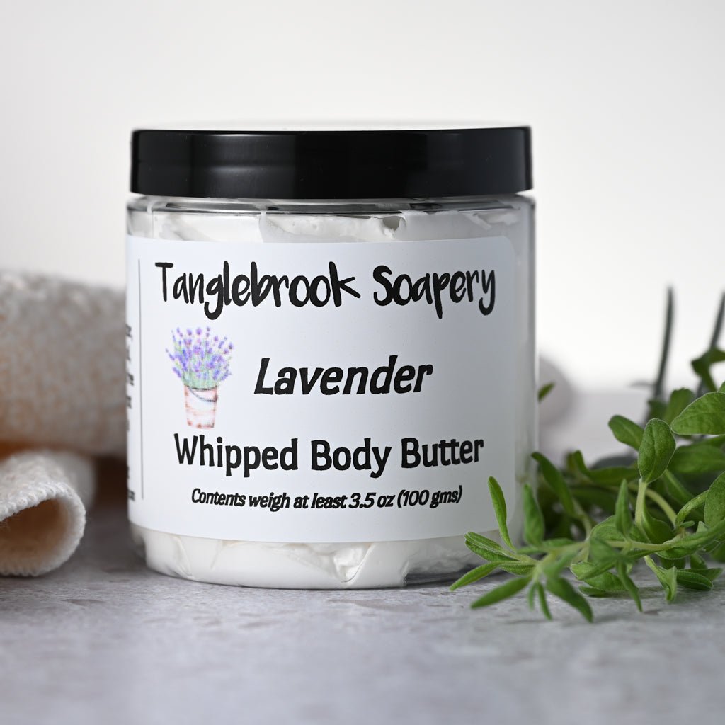Lavender Whipped Body Butter - Tanglebrook Soapery