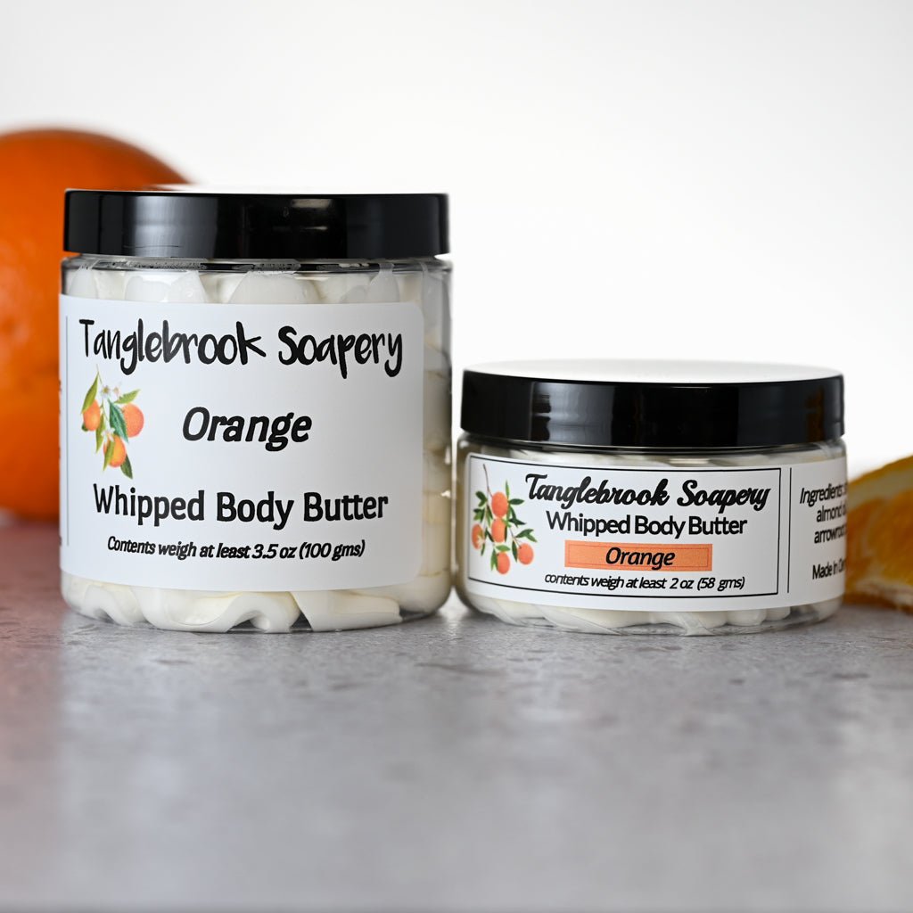Orange Whipped Body Butter - Tanglebrook Soapery