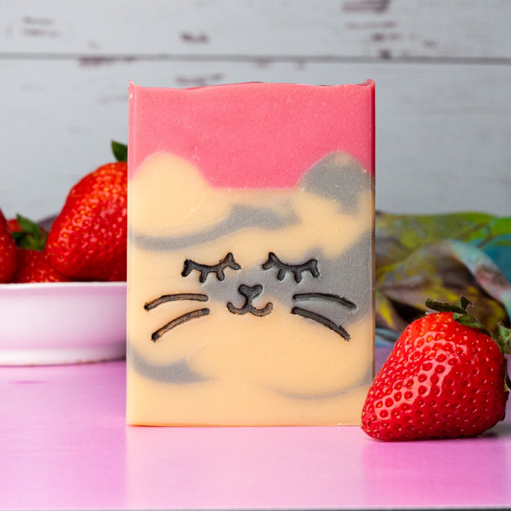 Strawberry Patch Kitty - Tanglebrook Soapery